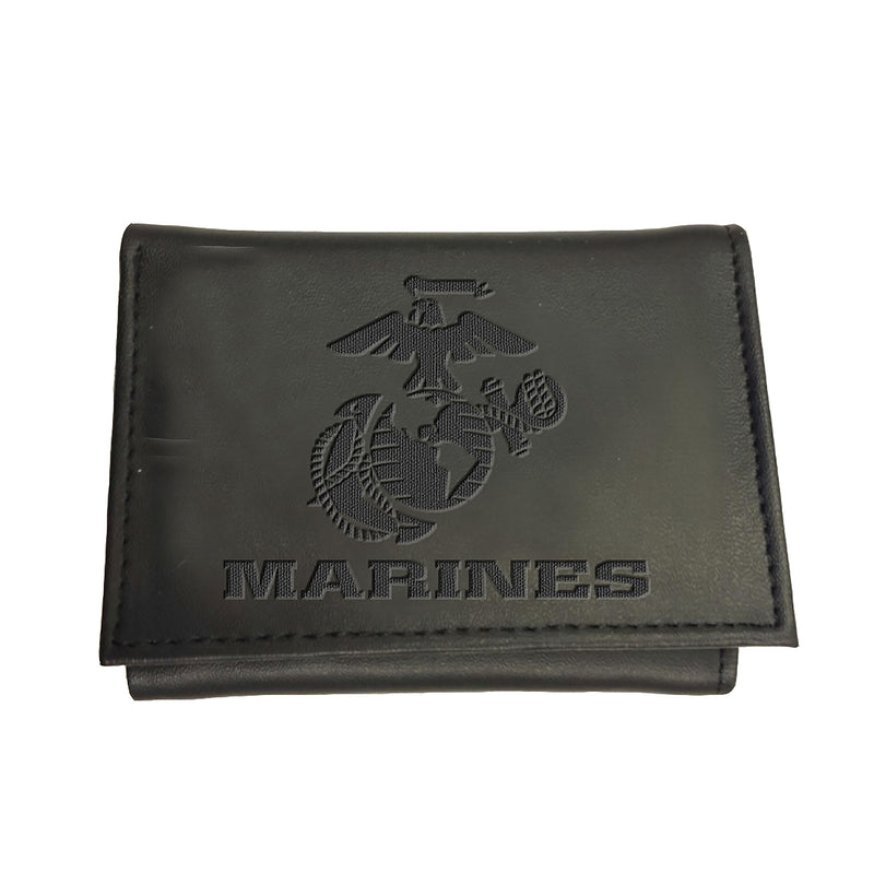 US Marine Corps, Tri-Fold Wallet, Black