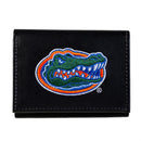 University of Florida Black Tri-Fold Embroidered Wallet w/ RFID Blocking