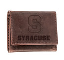 Syracuse, Tri-Fold Wallet, Brown, CH, 100% Genuine Leather