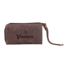 Wristlet Wallet, Brown, Minnesota Vikings