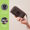 Wristlet Wallet, Brown, Las Vegas Raiders