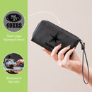 Wristlet Wallet, Black, San Francisco 49ers