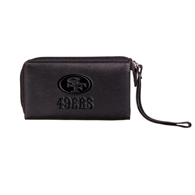 Wristlet Wallet, Black, San Francisco 49ers