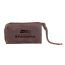 Wristlet Wallet, Brown, Seattle Seahawks