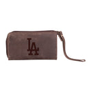 Los Angeles Dodgers Wristlet Wallet Brown