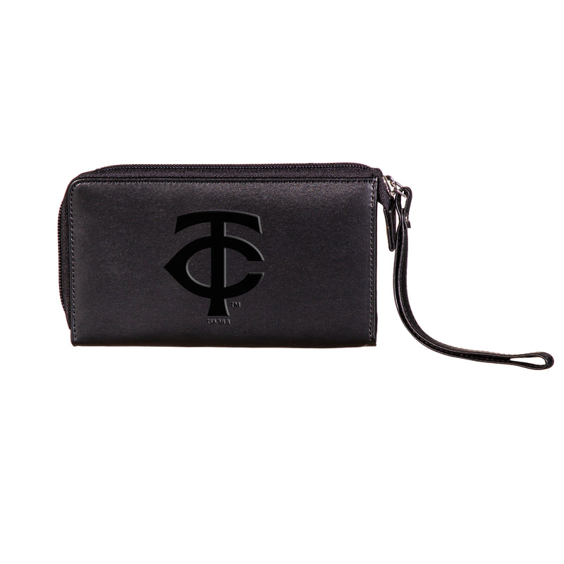 Minnesota Twins Wristlet Wallet Black