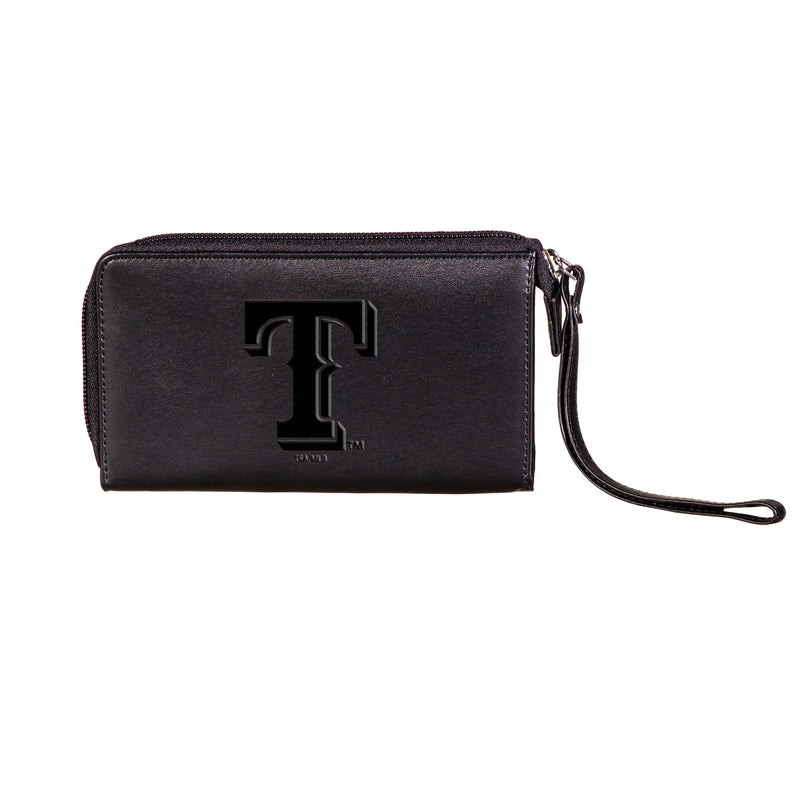 Texas Rangers Wristlet Wallet Black