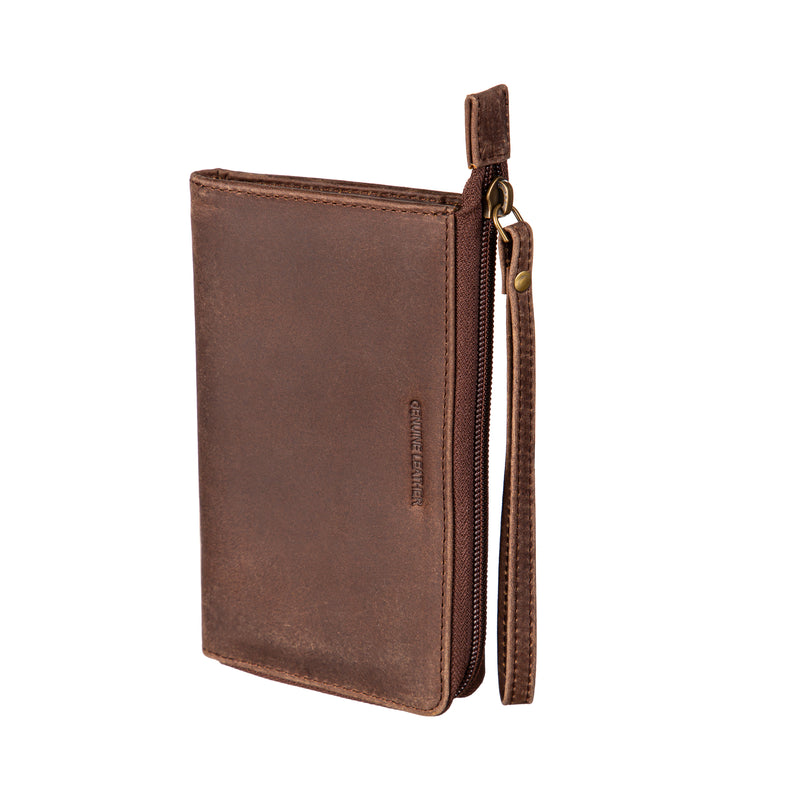 Texas Rangers Wristlet Wallet Brown