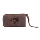 Toronto Blue Jays Wristlet Wallet Brown