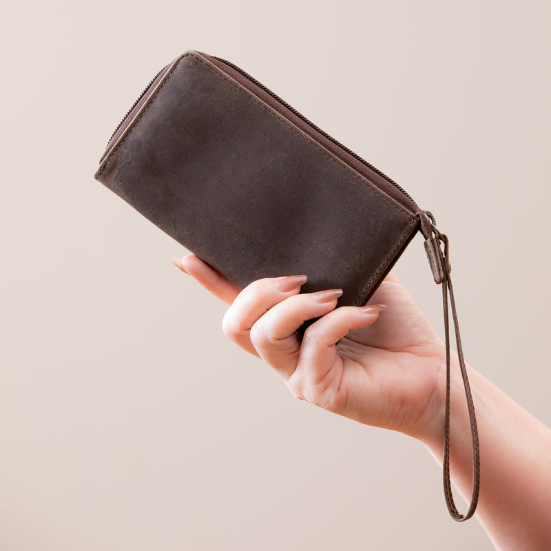 Toronto Blue Jays Wristlet Wallet Brown