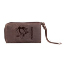 Wristlet Wallet, Brown, Pittsburgh Penguins