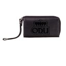 Wristlet Wallet, Black, Old Dominion University
