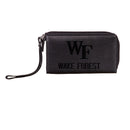 Wristlet Wallet, Black, Wake Forest University
