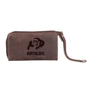 Wristlet Wallet, Brown, University of Colorado