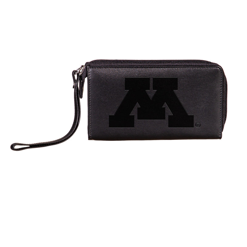 Wristlet Wallet, Black, University of Minnesota