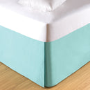 Aqua Queen Bed Skirt