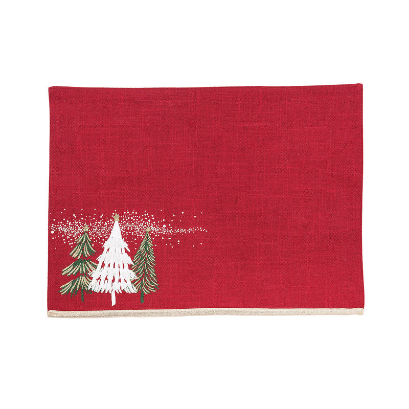 Snowy trees Placemat