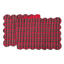 Red Plaid Table Runner