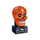 Denver Broncos, Sugar Skull Statue, Orange