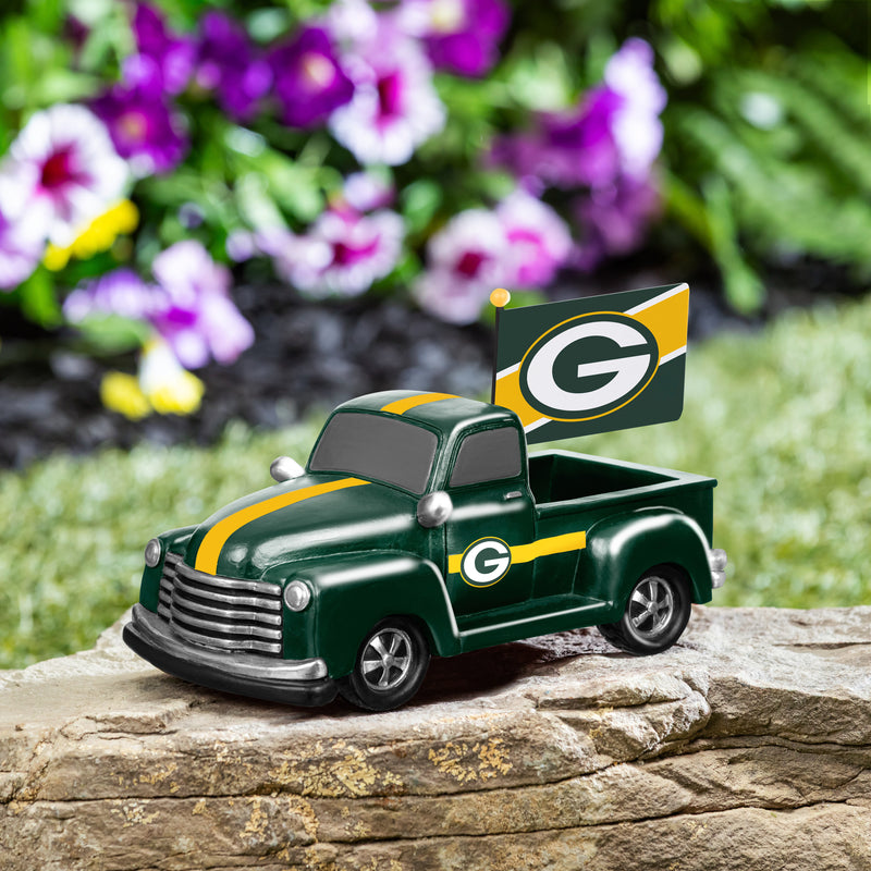 Green Bay Packers Rally Truck Statue