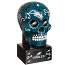 Philadelphia Eagles, Sugar Skull Statue, Green