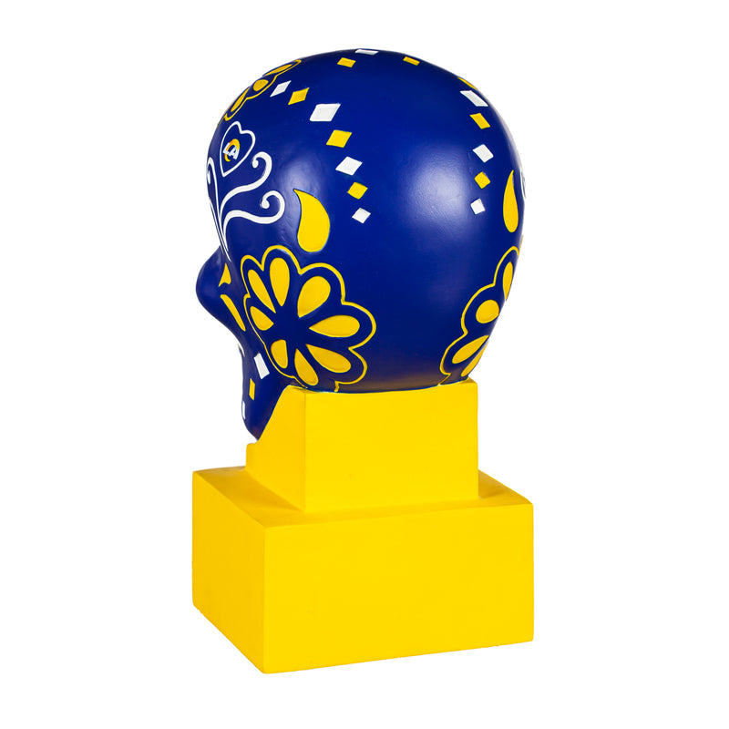 LA Rams, Sugar Skull, Blue