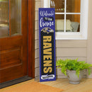 46" Double Sided Leaner, Baltimore Ravens, Halloween