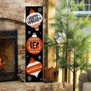 Cincinnati Bengals 46" Double Sided Leaner, Christmas