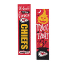 46" Double Sided Leaner, Kansas City Chiefs, Halloween