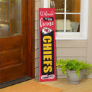 46" Double Sided Leaner, Kansas City Chiefs, Halloween