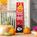 46" Double Sided Leaner, Kansas City Chiefs, Halloween