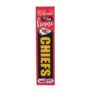 46" Double Sided Leaner, Kansas City Chiefs, Halloween