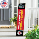 Kansas City Chiefs Large Single Sided Leaner, 46"