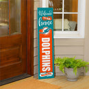 46" Double Sided Leaner, Miami Dolphins, Halloween