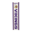 46" Double Sided Leaner, Minnesota Vikings, Christmas