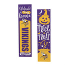 46" Double Sided Leaner, Minnesota Vikings, Halloween