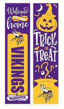 46" Double Sided Leaner, Minnesota Vikings, Halloween