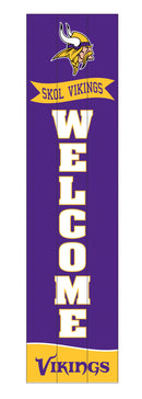 Minnesota Vikings Large Single Sided Leaner, 46"