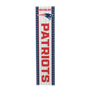 46" Double Sided Leaner, New England Patriots, Christmas