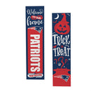 46" Double Sided Leaner, New England Patriots, Halloween