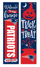46" Double Sided Leaner, New England Patriots, Halloween