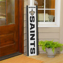 46" Double Sided Leaner, New Orleans Saints, Christmas