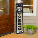 46" Double Sided Leaner, New Orleans Saints, Halloween