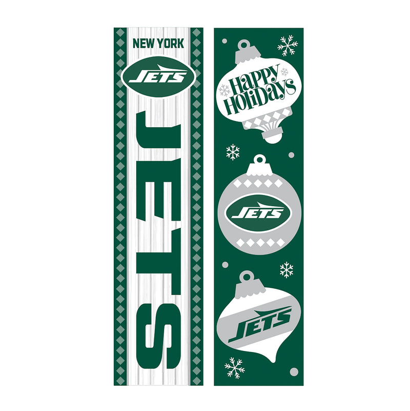 New York Jets Christmas Double Sided Large Leaner, 46"