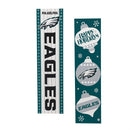 46" Double Sided Leaner, Philadelphia Eagles, Christmas