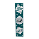46" Double Sided Leaner, Philadelphia Eagles, Christmas