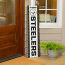 46" Double Sided Leaner, Pittsburgh Steelers, Christmas