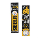 46" Double Sided Leaner, Pittsburgh Steelers, Halloween