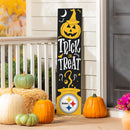 46" Double Sided Leaner, Pittsburgh Steelers, Halloween