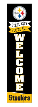 Pittsburgh Steelers Large Single Sided Leaner, 46"